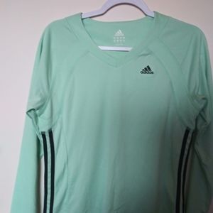 Adidas long sleeve V -neck
